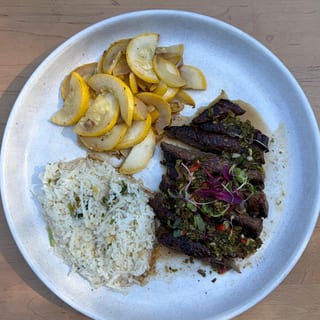 Grass-Fed Flank Steak Plate