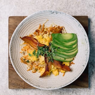Avocado, Bacon & Cheese Bowl