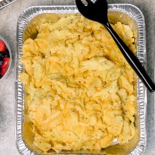 Pan of Scrambled Eggs