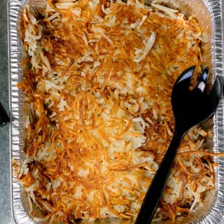 Pan of Hash Browns