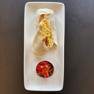 Avocado, Bacon & Cheese Burrito