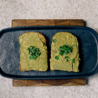 Double Plain Avocado Toast